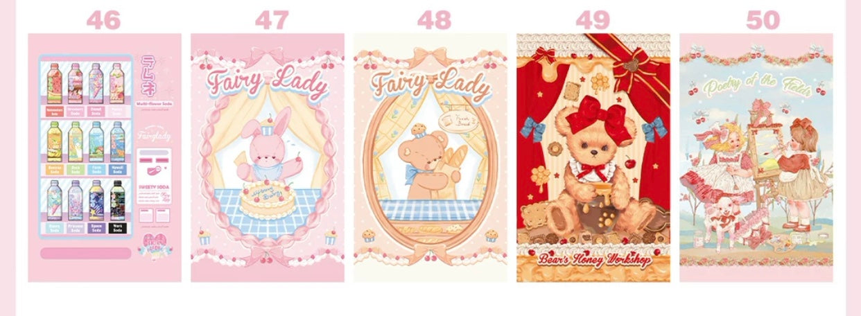 1899 少女志 fairylady ステッカー シール 【50枚】