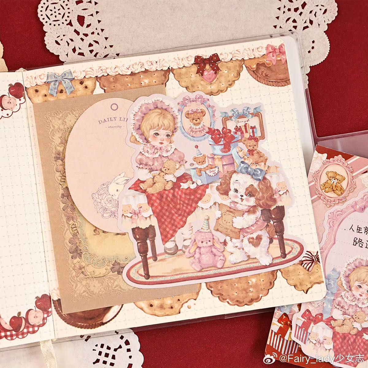 「1531ac」 Fairylady 少女志 ダイカットメモ 贝拉玩偶商店