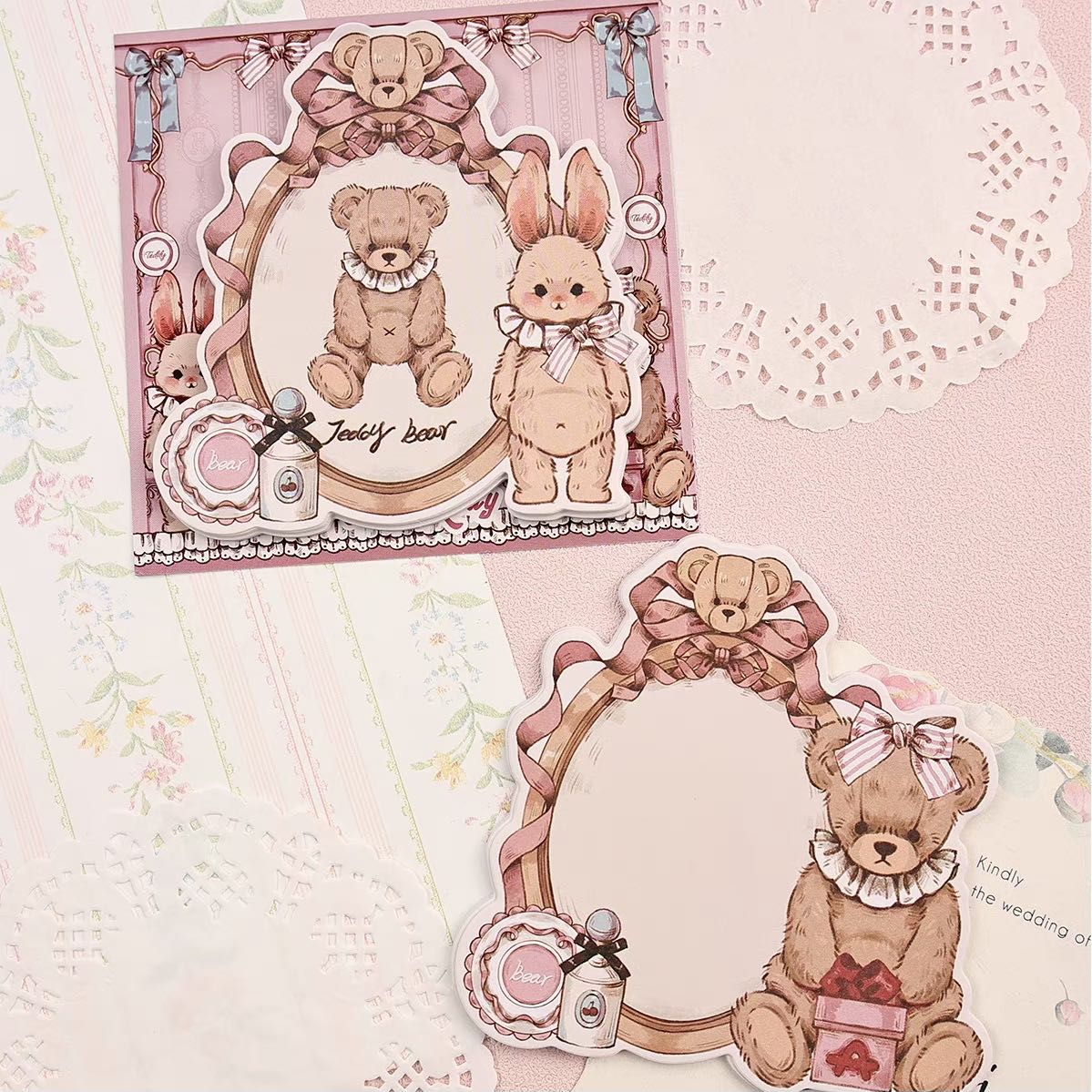 「1573ab」Fairylady 少女志 メモ ダイカットメモ 古典玩偶墙饰